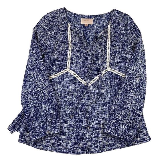 Skies Are Blue Jadon Blue Blouse large - Picture 1 of 5